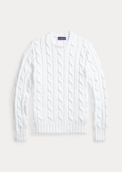 Ralph Lauren Cable Cotton-Blend Striktrøje Herre Danmark (XGPUQ4198)